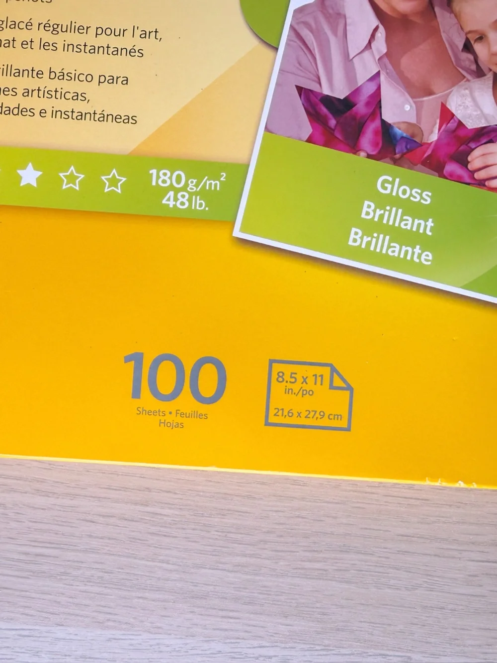 Kodak Gloss Photo Printer Paper 8.5x11 82 Sheets and 4x6 Gloss photo paper 15 pc